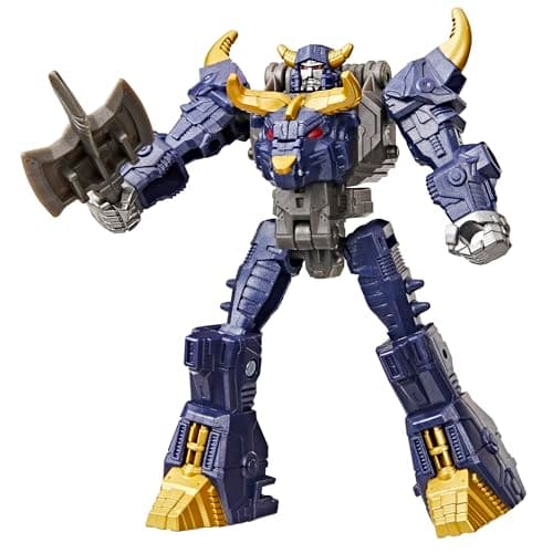 Image of Transformers CYBERWORLD Changers Megatron Action Figure, Epic World of Action Decepticon Toy, Quick-Change Conversion, Blaster Detail, Collectable Super-Villain Figure for Kids