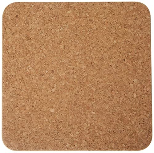 Image of Apollo Cork Pot Stand Set 2 SQ 19.5cm, Multi-Colour, 19.5x1x19.5, 1525