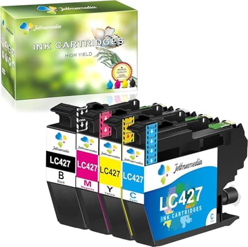 Image of LC427 LC-427 Ink Cartridges Multipack for Brother LC427XL Compatible with MFC-J5955DW MFC-J6955DW MFC-J6957DW MFC-J6959DW HL-J6010DW MFCJ5955DW MFCJ6955DW MFCJ6957DW MFCJ6959DW 6010DW Printer(4 Pack)