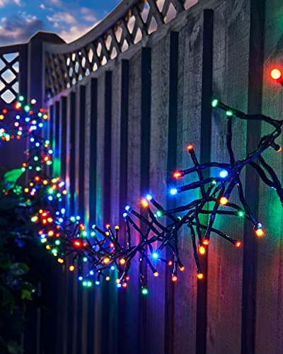 Image of 900 Cluster Multi-Function Multi-Coloured LED Light String