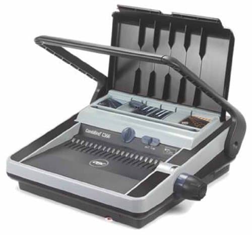 Image of GBC CombBind C366 Manual Comb Binding Machine with Paper Seperator (Punch Capacity 30 Sheets, Bind Capacity 450 Sheets)