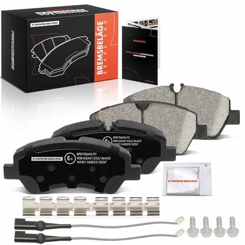 Image of Frankberg Brake Pad Set incl. 4x Pads Rear Compatible with Tourneo Custom V362 Bus F3 Transit Custom V362 Bus F3 Transit V363 Bus FAD FBD Replace# 1829395