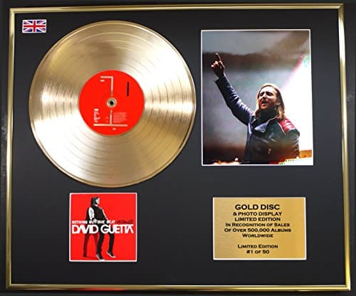 Image of DAVID GUETTA/CD GOLD DISC/RECORD & PHOTO DISPLAY/LTD. EDITION/COA/NOTHING BUT THE BEAT