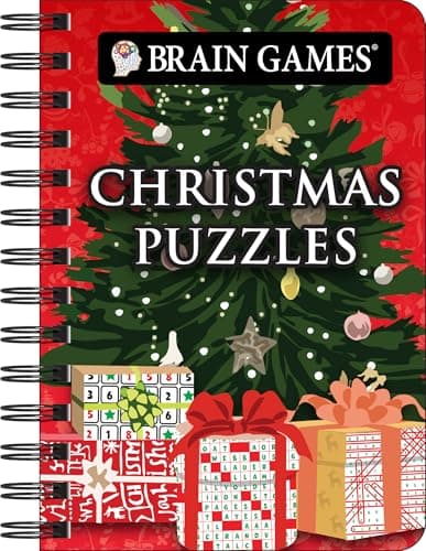 Image of Brain Games - To Go - Christmas Puzzles (Tree and Presents Cover): Volume 4