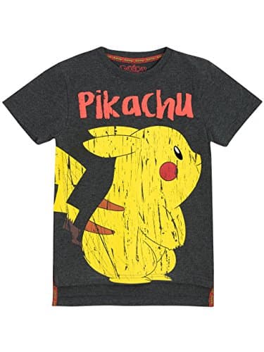 Image of Pokémon Pokemon T Shirt | Pikachu Boys Tshirt Clothes for Kids Age 5 to 6 Years Multicoloured