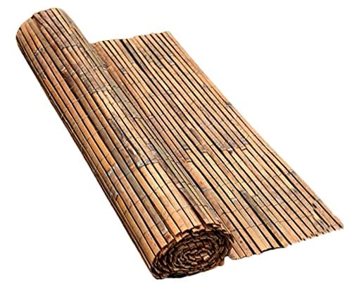 Image of Sasons® Quality Bamboo Fencing Screen Roll Panel Natural Slated Fence Screening Best for Outdoor Garden Privacy Wooden Fence Walls Sun Wind Shield Protection [ 1 x 4 Meter ]