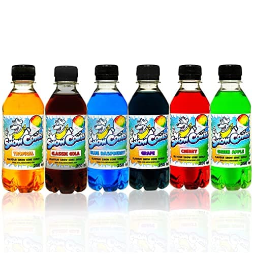 Image of Slush Syrup|Snow Cone Syrup - 6 x 250ml Bottles of our Most Popular Flavours - Compatible with All Slush|Slush|Slushie Machines