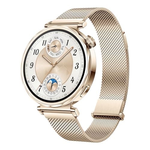 Image of HUAWEI WATCH GT 5 41mm Smartwatch, Sharp-Edged Design, All-new Running and Cycling Sports, Health Tracking, up to 7 Days Battery Life, Compatible with iOS and Android, Gold
