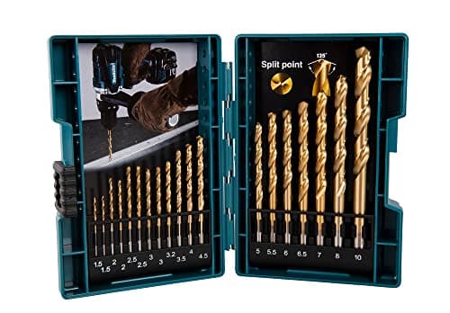 Image of Makita B-67795 19 Piece HSS-TiN Drill Bit Set