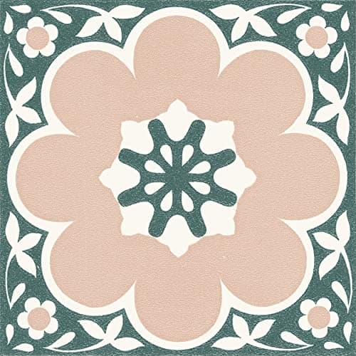 Image of FloorPops 12-in by 12-in Pink Daphne Vinyl Peel & Stick Floor Tiles (10 Tiles), (10 sq.ft./Carton)