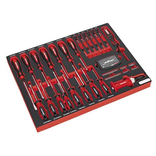 Image of Sealey Tbtp04 Tool Tray with Screwdriver Set 72Pc