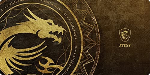 Image of MSI Gaming XXL Ultra-Smooth Silk Low-Friction Textile Surface Non-Slip Natural Rubber Base 3mm Thick Gaming Mouse Pad (Agility G D80 Dragon TIAMAT)