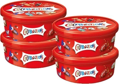 Image of Celebrations Chocolate Tub 500g – Assorted Mini Chocolate Selection, Party Sharing Tub with Mixed Chocolate Favourites (2)