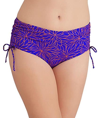 Image of Fantasie Womens Cape Verde Adjustable Leg Bikini Short size Small in Blue