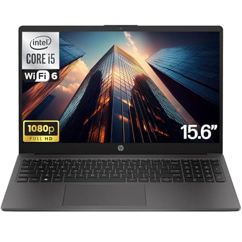 Image of HP 250 255 G10 Business Laptop 15.6" FHD Display, Intel Core i5-1334U (Beats AMD Ryzen 5 7530U) 16GB RAM, 512GB PCIe SSD for Home, Student, Webcam, Numeric Keypad, Windows 11 Pro