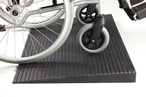 Image of The Ramp People 5cm Rubber Threshold Wheelchair Scooter Kerb Ramp (50mm high x 500mm Long x 1000mm Wide 11.8kg)