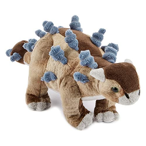 Image of Zappi Co Ultra Soft Ankylosaurus Dinosaur Plush Toy (32cm Depth) - Safari Collection, Perfect for Kids, Realistic Lifelike