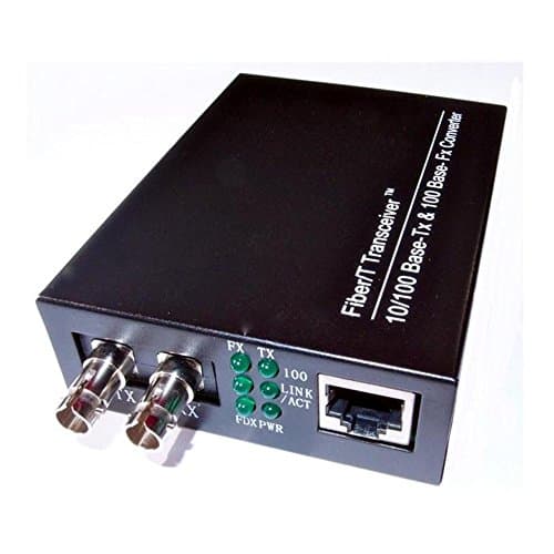 Image of DYNAMODE Insixt 10/100 Mbps to 100BaseFX (ST) Media Convertor - Black