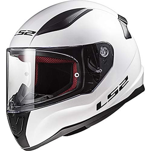 Image of LS2 FF353 RAPID Single Mono Motorcycle Full Face Helmet - Gloss White XXL (63-64cm)