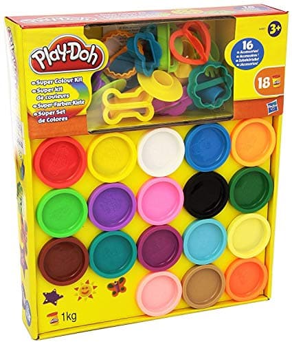 Image of Play-doh Super Color Kit, 18 Fun Colors, 16 Tools and Accessories