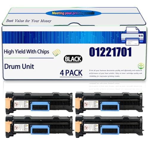 Image of Compatible for Okidata OKI 01221701 Drum Unit B930 B930d Printers, High Yield 60000 Pages, with Chip (4 Pack Black)