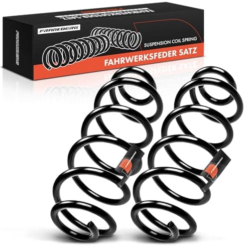 Image of Frankberg 2x Coil Spring Rear axle Compatible with A4 8K2 B8 2007-2015 A5 8T3 2007-2017 Replace# 8K0511115DR