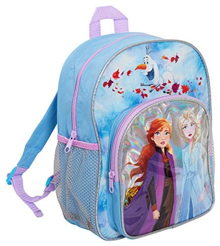 Image of Disney® Official Frozen 2 Backpack for Girls with Elsa & Anna Into The Unknown School Nursery Travel Rucksack Lunch Bag