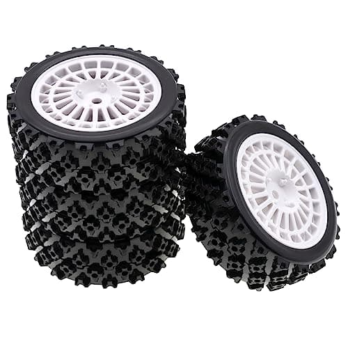 Image of SIMBAE Tyre Remote Control Off-Road Car Tires 71 * 26mm 4pcs Replacement for TAMIYA TT02 XV01 HSP 94123 HPI KYOSHO 1/10 Remote Control Car Wheel