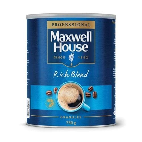 Image of Maxwell House Instant Coffee Granules Rich Blend Tin 750g Ref A03126 165348