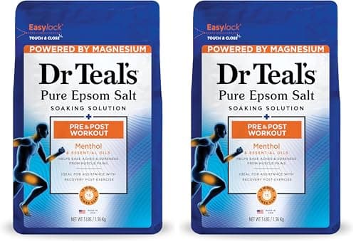 Image of Dr Teal's Epsom Salts Pre & Post Workout 3Lb 1.36kg (Pack of 2)