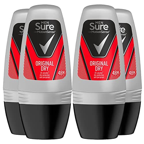 Image of Sure Men Original Anti-Perspirant Roll On 50Ml - Pack Of 4