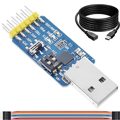 Image of DAOKAI 6 in 1 USB Serial Adapter - USB to TTL 485 232, TTL to 232 485, RS232 to 485 - 2Mbps for Windows 7/8/10, Linux, Arduino