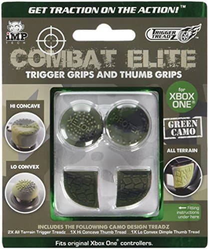 Image of Trigger Treadz Combat Elite Thumb and Trigger Grips Pack - Green Camo (Xbox One)