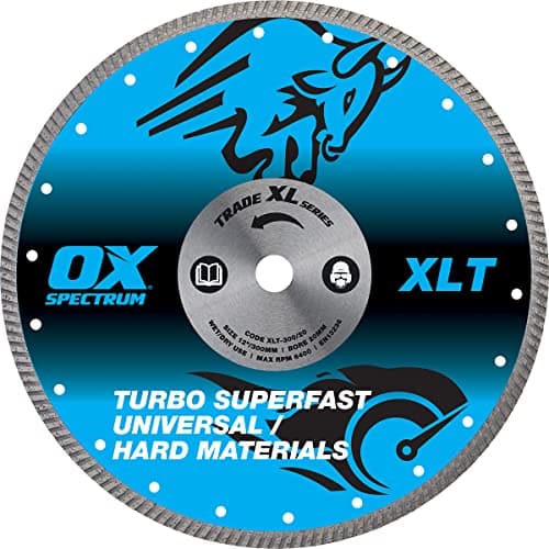 Image of OX Tools XL Turbo Diamond Blade - Universal & GP - 300/20mm, Blue