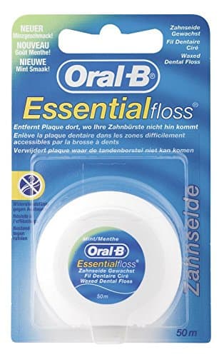 Image of Oral-B Essential Floss Waxed Mint - 50mtr - 3 Pack