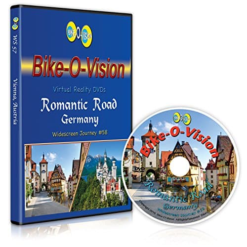Image of Bike-O-Vision - The Romantic Road, Germany - Virtual Cycling Adventure - Perfect for Indoor Cycling and Treadmill Workouts - Cardio Fitness Scenery Video
