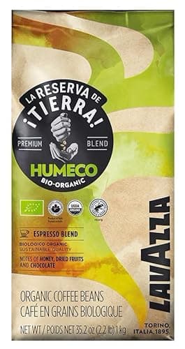 Image of Lavazza Tierra Humeco Bio-Organic Coffee Beans 1 kg (Pack of 1)