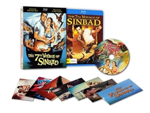 Image of The 7th Voyage Of Sinbad [1958] [Limited Edition 3D Lenticular Hardcase + Art Cards] (Blu-Ray)