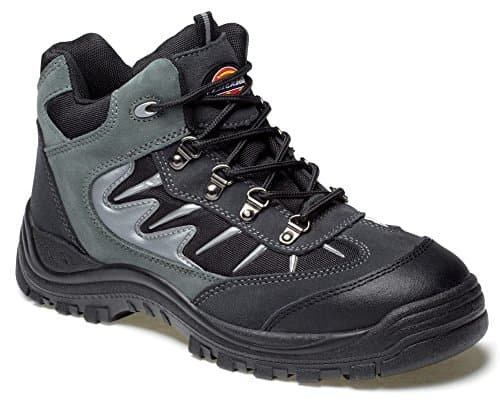 Image of Dickies Men's Storm S1-P Safety Trainers FA23385A Grey/Black 9 UK, 43 EU Regular - EN safety certified