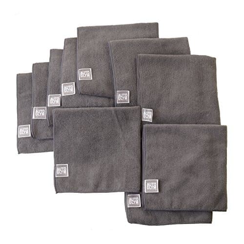 Image of Autoglym Hi-Tech Microfibre Polishing Cloth Grey (10)