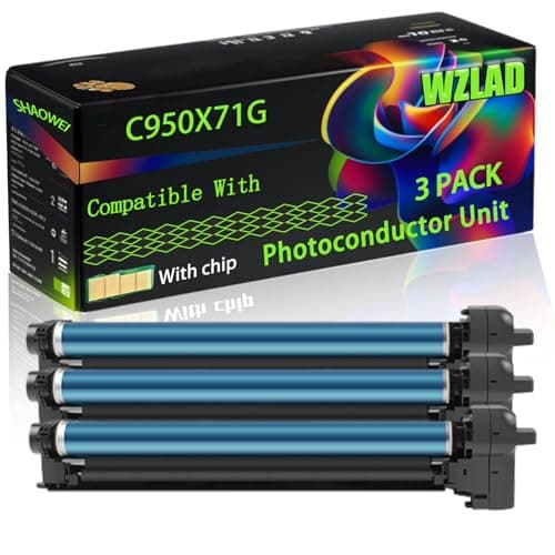 Image of C950X71G Compatible for Lexmark Photoconductor Unit with Chip C950de X950de X952de X954de Printers, High Yield Value Pack Black Consumables Multi-Pack Remanufactured Compatible (3 Pack Black)