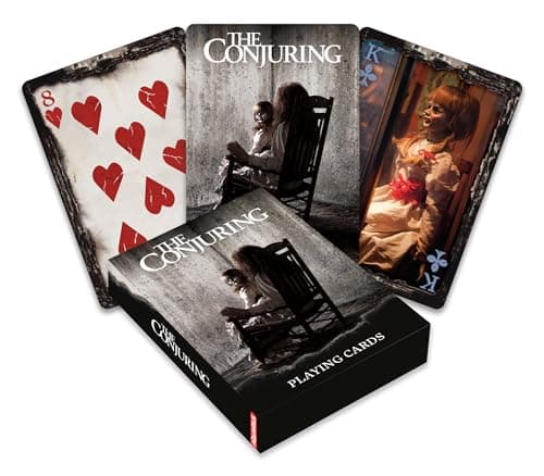 Image of AQUARIUS The Conjuring Playing Cards – The Conjuring Themed Deck of Cards for Your Favorite Card Games - Officially Licensed The Conjuring Merchandise & Collectibles