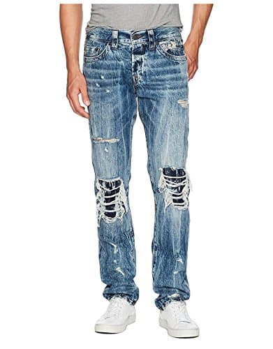 Image of True Religion mensRocco Relaxed Skinny Jeans2 Jeans - Blue - 30