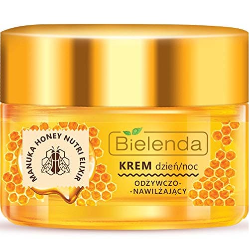 Image of Bielenda Manuka Honey Nutri Elixir - Smooth Radiant Skin - Pores Are Tightened Imperfections Reduced - Manuka Honey Nourishing And Moisturizing Face Cream Day/Night For Dry And Sensitive Skin - 50 ml