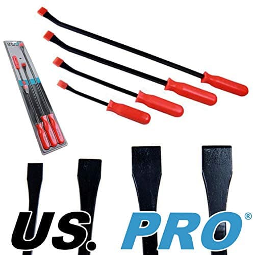 Image of US PRO 4PC Pry Bar Set 200mm 300mm 450mm 600mm 6725