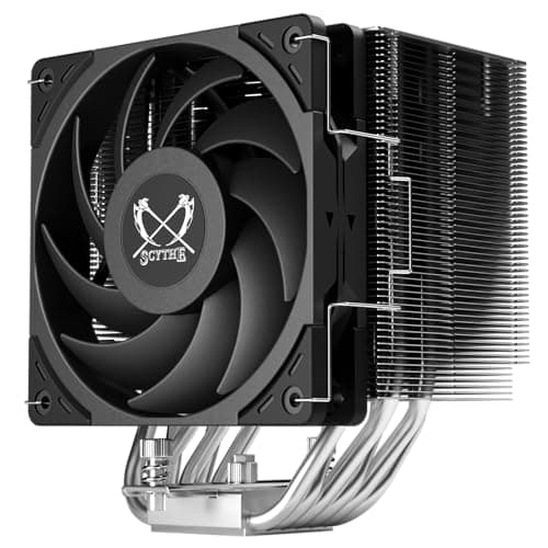 Image of Scythe Mugen 6 CPU Air Cooler, Intel LGA1700, LGA1151, AMD AM5, AM4 Support, 120mm, Single Tower, Aluminium Top Cover (Mugen 6)