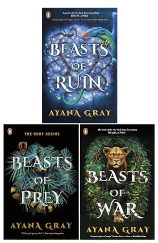 Image of Ayana Gray Beasts of Prey Series 3 Books Collection Set (Beasts of Prey, Beasts of Ruin, Beasts of War)