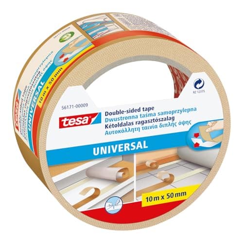 Image of Tesa 56171-00003-01 Double Sided Adhesive Tape, 10m x 50mm, 56171-00003-11