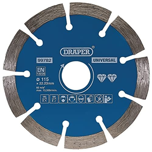 Image of Draper 99782 Segmented Diamond Blade (115mm)