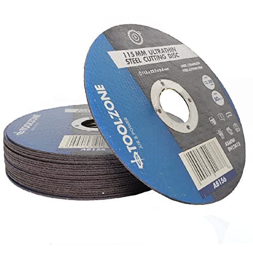 Image of (10PK) 115mm Metal Cutting Discs - Stainless Steel Mild Steel Iron Ultra Thin Profile Slitting Discs Fast and Clean Cutting
